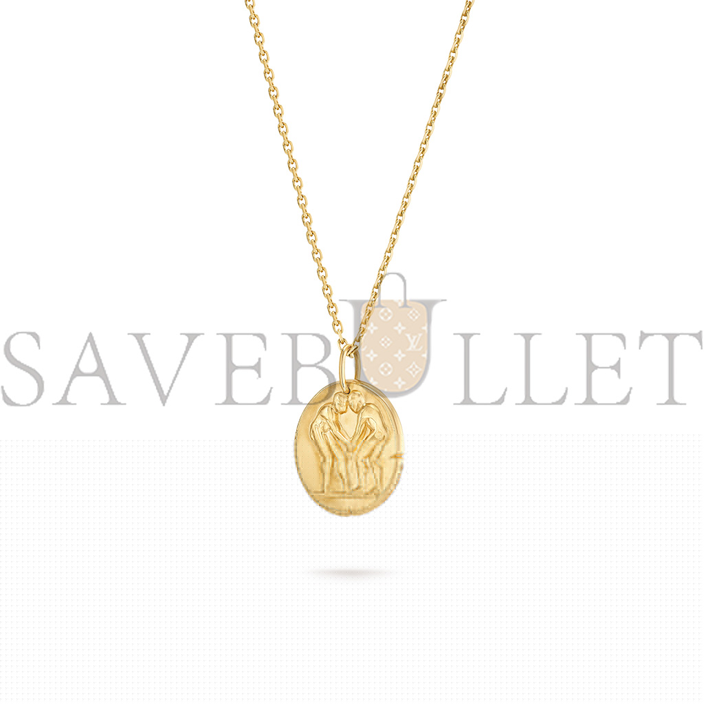 V*N CL*F arpels zodiaque medal geminorum (gemini) - yellow gold  vcarp7sv00